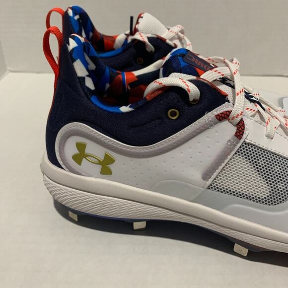 Under Armour Women's Size 11.5 Glyde MT Freedom USA Softball Baseball Cleats New - Picture 8 of 15